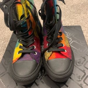 Converse high top Multi color sneakers